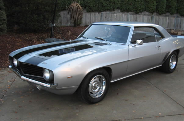 1969 Silver Camaro